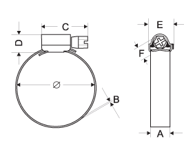 Cevna objemka Kale W5-9