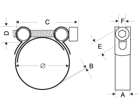 Cevne objemke max W4 skica